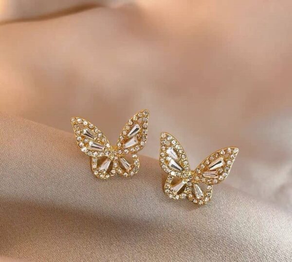 Butterfly Stud Tops Pair