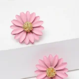 Pink flora Earrings