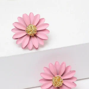Pink flora Earrings
