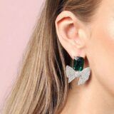 Stone Studded Drop Earrings 2