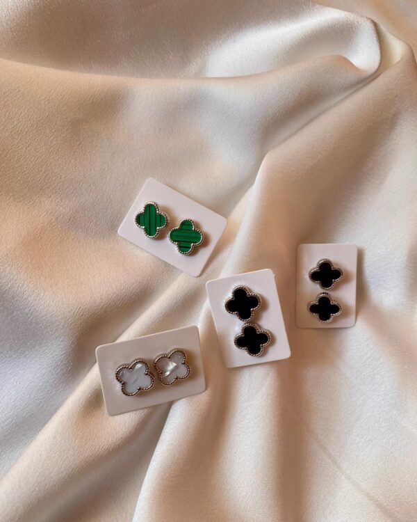 Clover Earrings | Elegant Floral Studs