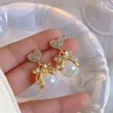 elegant 3-pair stud earring set