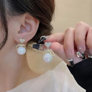 elegant 3-pair stud earring set